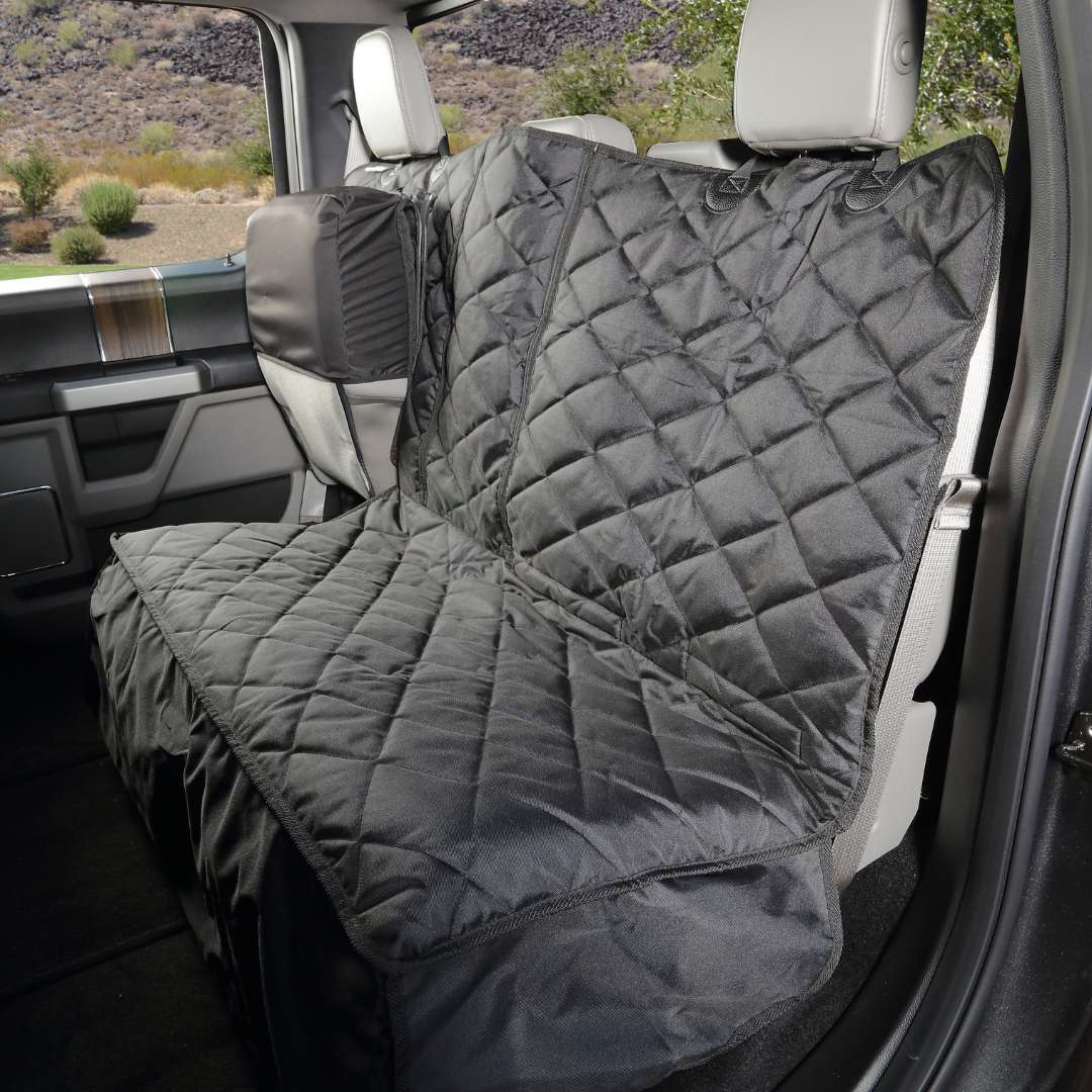 Crew Cab Truck Seat Cover with Hammock for Fold Up Seats Sportsman Gear