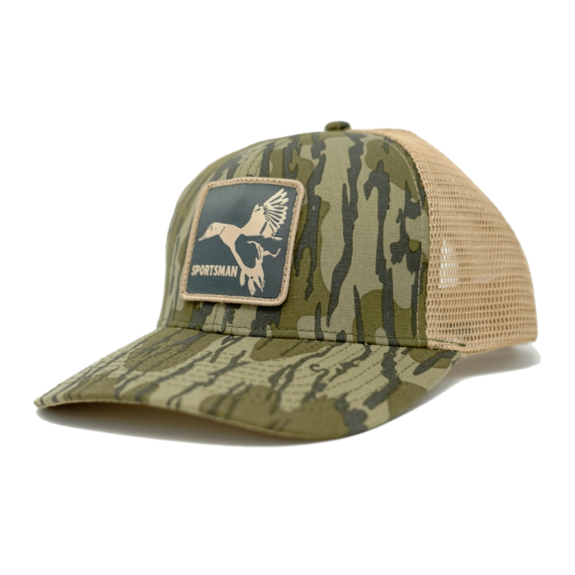 Mallard Patch Camo Snapback Hunting Hat - Bottomland