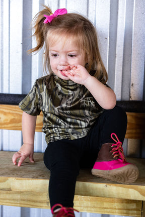 Toddler Crew Neck Short Sleeve Shirt by Bow and Arrow Outdoors - Sportsman Gear