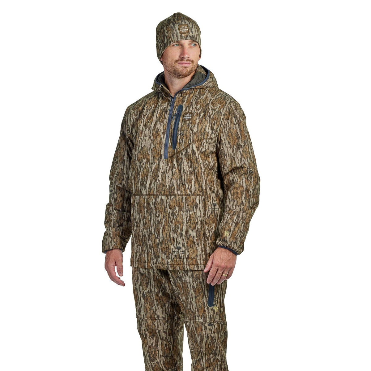 Original Outbound Hoodie: Lightweight Hunting & Fishing Hoodie with Face Mask, Gun Metal / Large