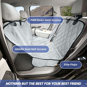 Rear Seat Cover for Fold Down Seats with Hammock