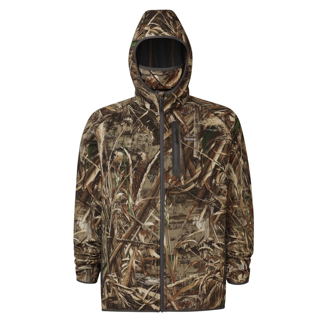 W3 Outbound Full Zip Hoodie: Water Resistant Hunting Hoodie with Face ...