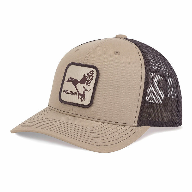 SPORTSMAN GEAR FISH PATCH SNAPBACK OLD SCHOOL CAMO HAT – Boot Country