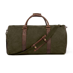 Travel Duffel Bag Waterproof Canvas Overnight Bag Leather Weekend Carryon  Bag Camo