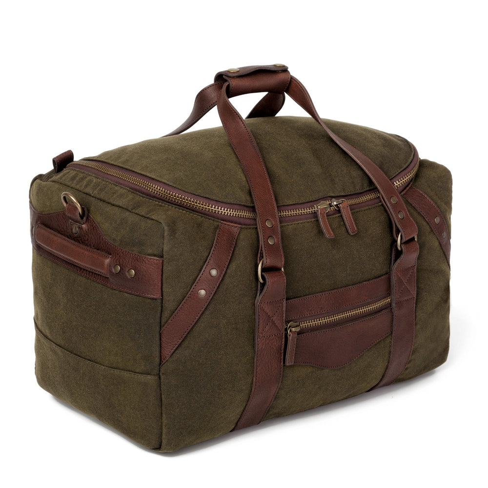 Campaign Waxed Canvas Medium Duffle Bag - Sportsman Gear