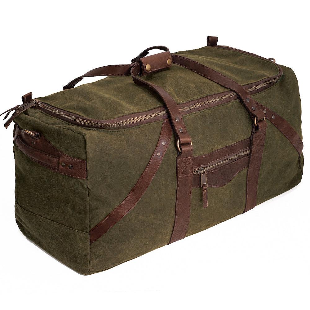 Campaign Waxed Canvas Large Duffle Bag