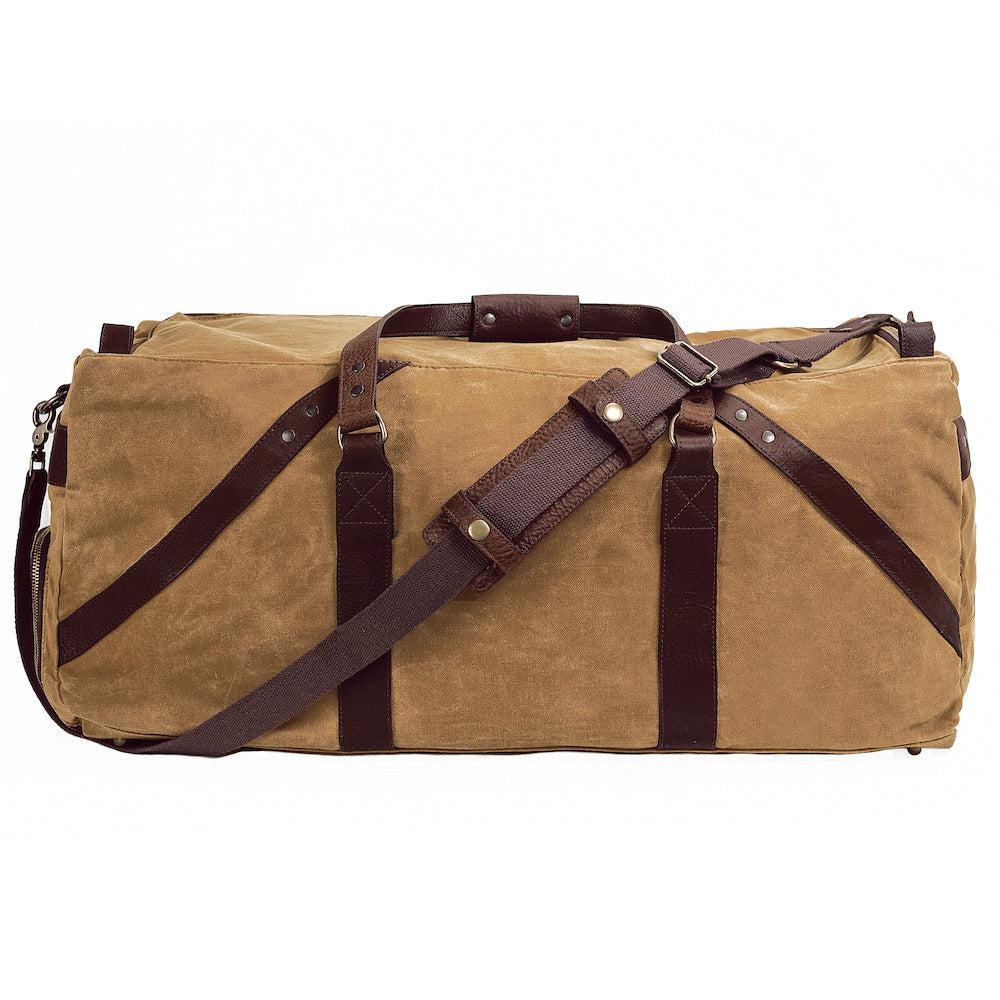 Gym Bag Men Duffel Retro Waxed Canvas Travel Bags Hand Luggage Bag