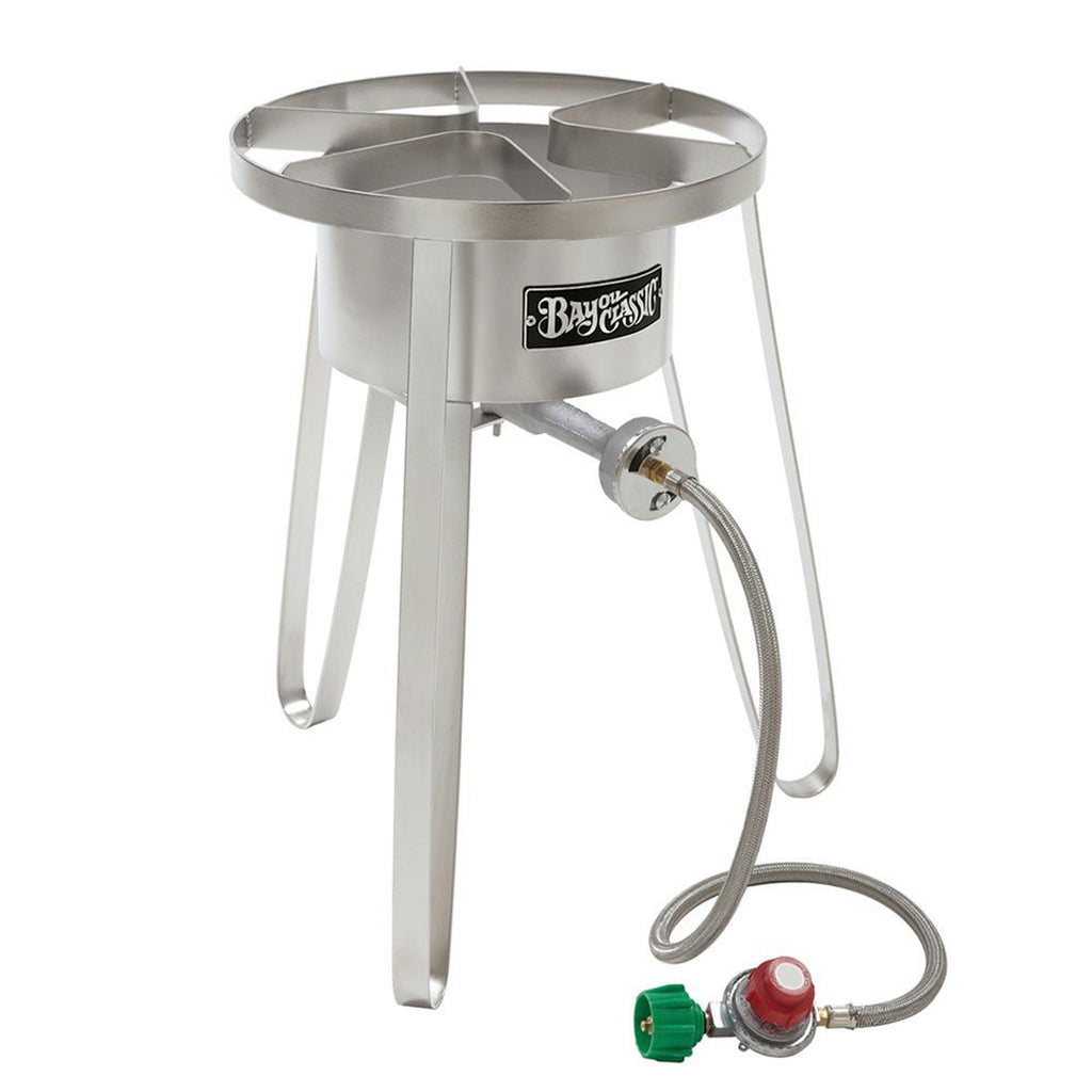 Bayou Classic Dual Outdoor Propane GAS Patio Camp Stove w/ Single Griddle