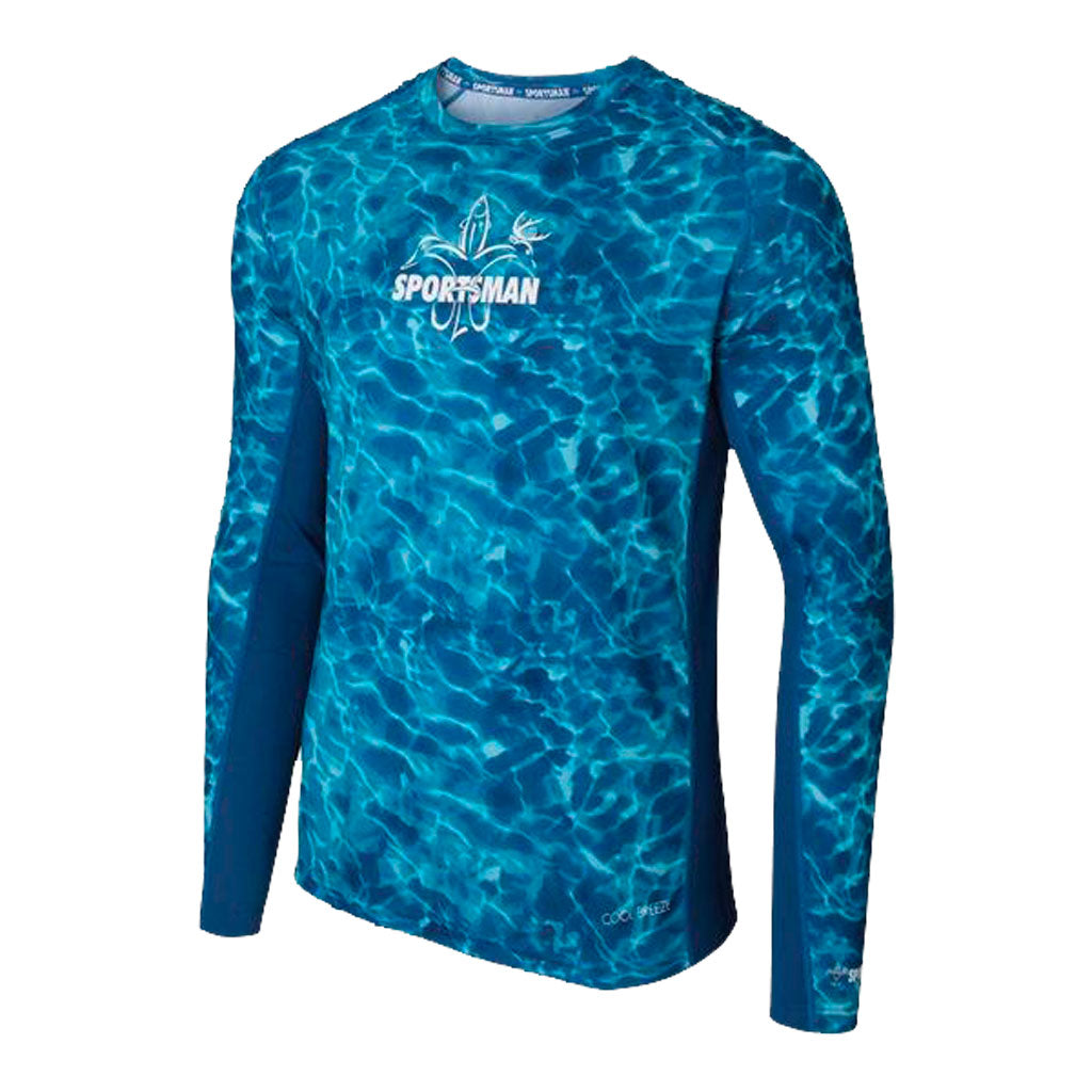 Cool Breeze Pro: Breathable Long Sleeve Fishing Shirt Whitewater / Small