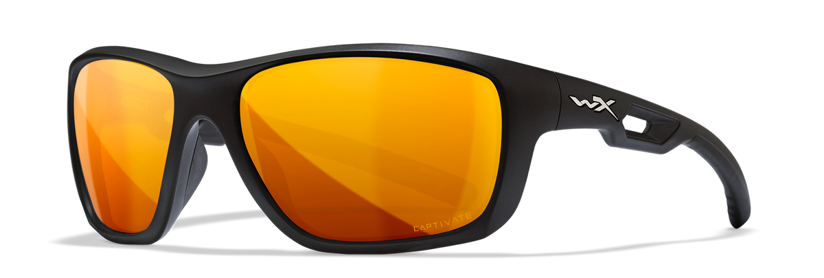 Breach - Matte Black - Black Polarized Fishing Sunglasses